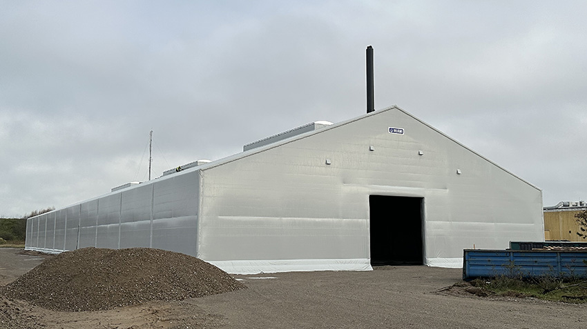 Werner Larsson Fiskeeksport opfører nye faciliteter i Skagen Tørhavn.